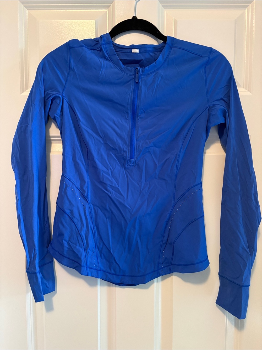 Lulu Lemon Women’s Long Sleeve Active Quarter-Zip Top - Blue
